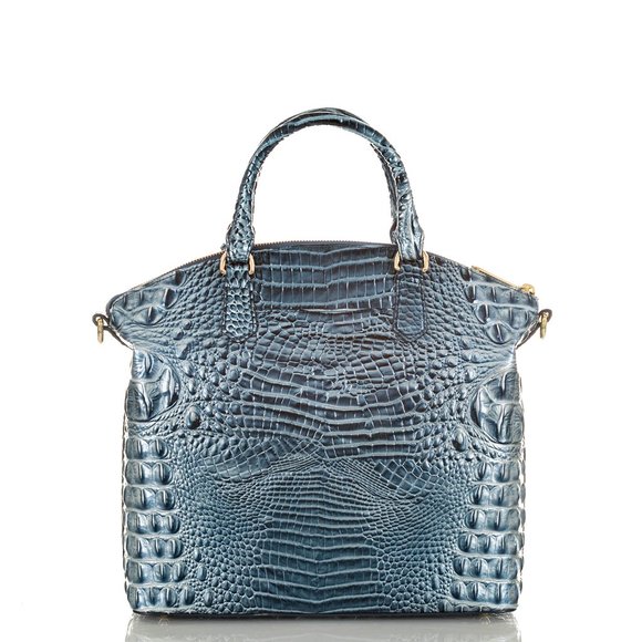 NWT BRAHMIN LG DUXBURY AQUARIUS HANDBAG LEATHER - Picture 3 of 6